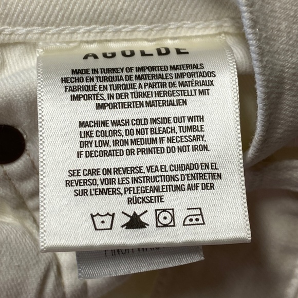 Agolde Straight Cut Jeans size 29 - Picture 9 of 11
